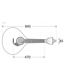 Guitarra Portuguesa Coimbra APC GF308 CB