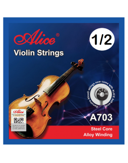 Jogo Cordas Violino 1/2 Alice