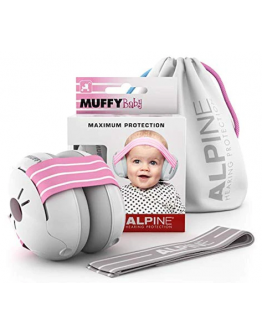 Proteção Auditiva Bebé Alpine Muffy Baby Rosa