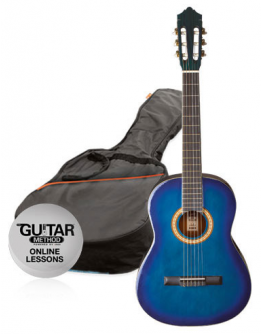 Guitarra Clássica 1/2 Azul Ashton SPCG12TBB