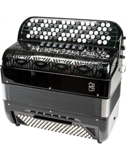 Acordeão Botões Ballone Burini CH52/B