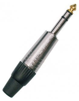 Ficha Jack M 6.35mm Stereo Boston S-3C