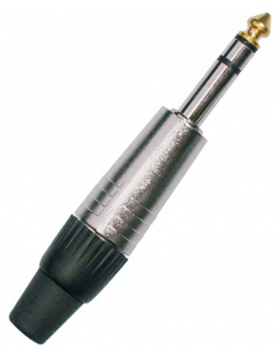 Ficha Jack M 6.35mm Stereo Boston S-3C