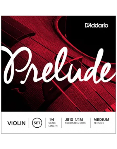 Jogo Cordas Violino DAddario 1/4M J810 Prelude