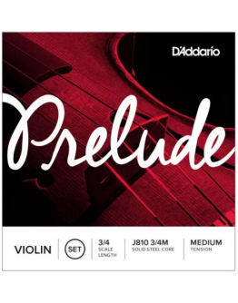 Jogo Cordas Violino DAddario 3/4M J810 Prelude