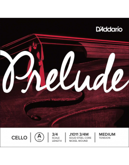 Corda Violoncelo DAddario Prelude J1011 3/4M Lá (A)