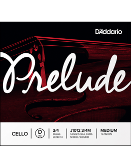 Corda Violoncelo DAddario Prelude J1012 3/4M Ré (D)