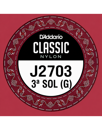 Corda Nylon 3ª Sol DAddario J2703
