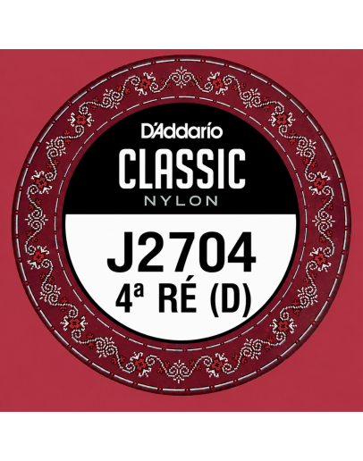 Corda Nylon 4ª Ré DAddario J2704