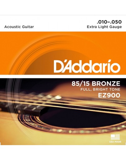 Jogo Cordas Guitarra Acústica DAddario EZ900