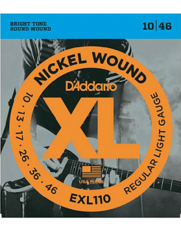 Jogo Cordas Guitarra Elétrica DAddario EXL110