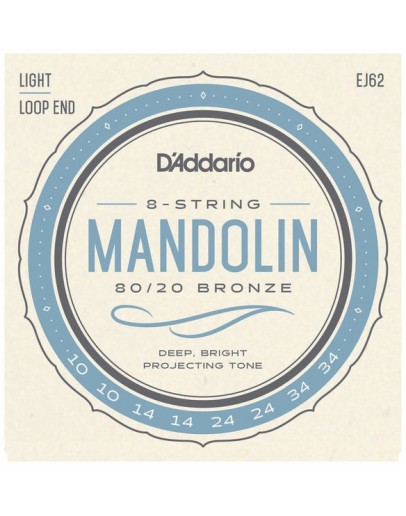 Jogo Cordas Bandolim DAddario EJ62