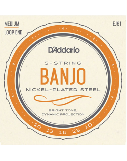 Jogo Cordas Banjo DAddario EJ61