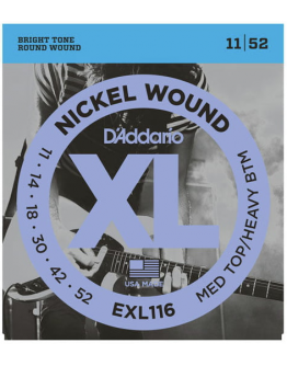 Jogo Cordas Guitarra Elétrica DAddario EXL116