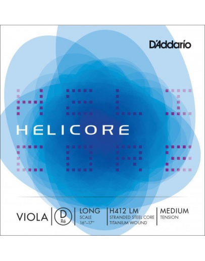 Corda Viola Arco DAddario H412-LM Helicore D Viola