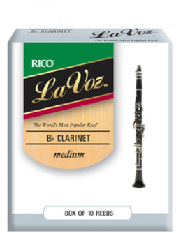 Palhetas Clarinete DAddario La Voz Medium (Cx.10)