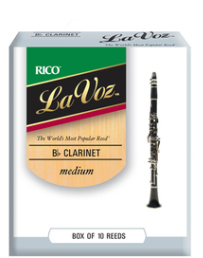 Palhetas Clarinete DAddario La Voz Medium (Cx.10)