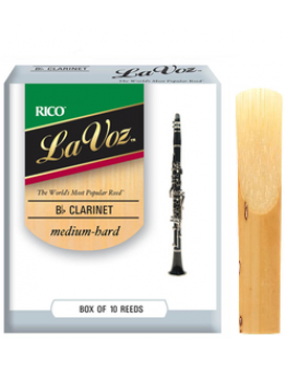 Palheta Clarinete DAddario La Voz Medium Hard (Uni.)