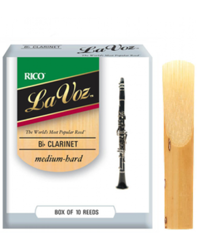 Palheta Clarinete DAddario La Voz Medium Hard (Uni.)