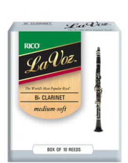Palhetas Clarinete DAddario La Voz Medium Soft (Cx.10)