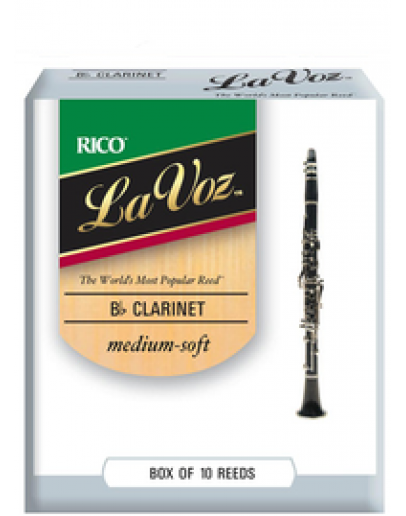 Palhetas Clarinete DAddario La Voz Medium Soft (Cx.10)