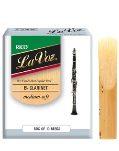 Palheta Clarinete DAddario La Voz Medium Soft (Uni.)