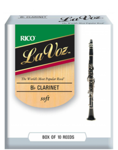 Palhetas Clarinete DAddario La Voz Soft (Cx.10)