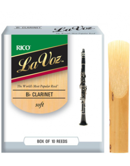 Palheta Clarinete DAddario La Voz Soft (Uni.)