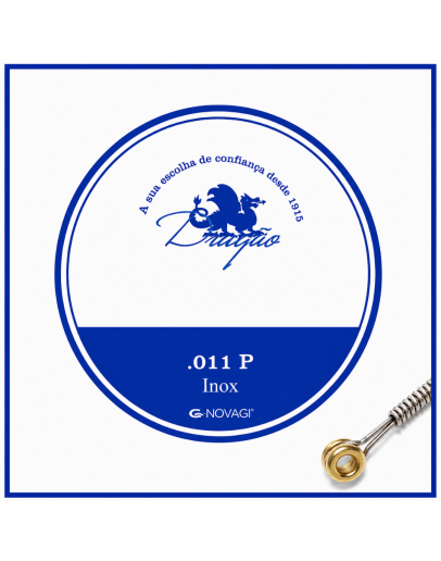 Corda Aço Inox .011P Botão Dragão