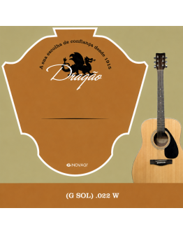 Corda Aço .022W Botão Dragão
