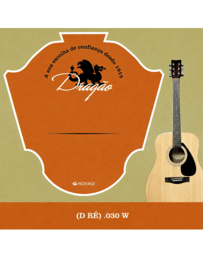 Corda Aço .030W Botão Dragão