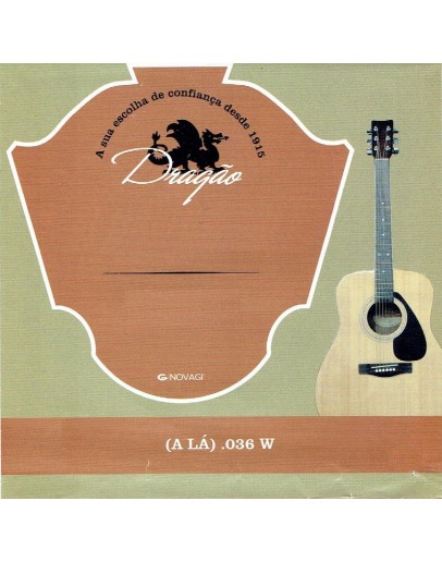 Corda Aço .036W Botão Dragão