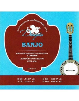 Jogo 8 Cordas Banjo Dragão