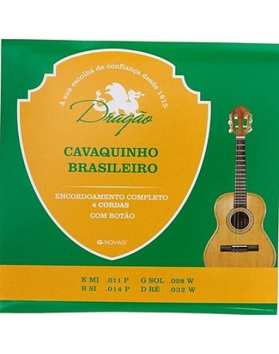 Jogo Cordas Cavaquinho Brasileiro Dragão (Ref.058)