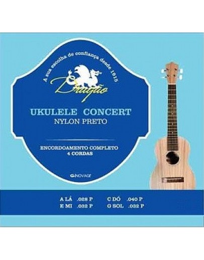 Jogo Cordas Ukulele Concerto Dragão