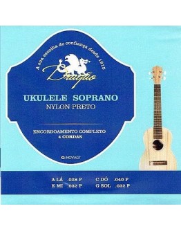 Jogo Cordas Ukulele Soprano Dragão