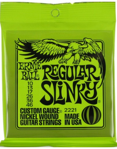 Jogo Cordas Guitarra Elétrica Ernie Ball 2221