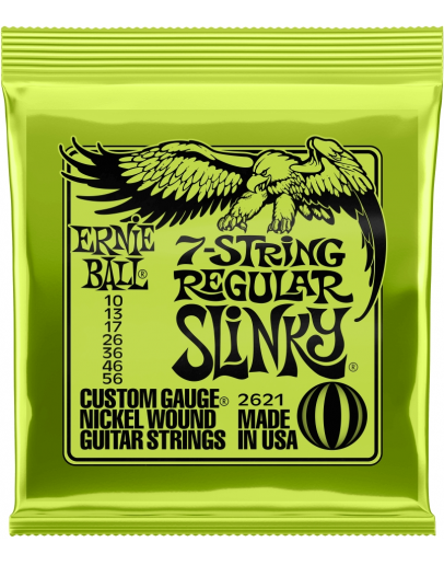 Jogo 7 Cordas Guitarra Elétrica Ernie Ball 2621