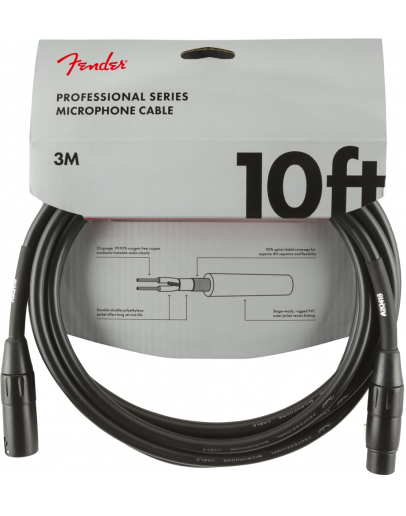 Cabo Microfone 3m Fender Pro 10