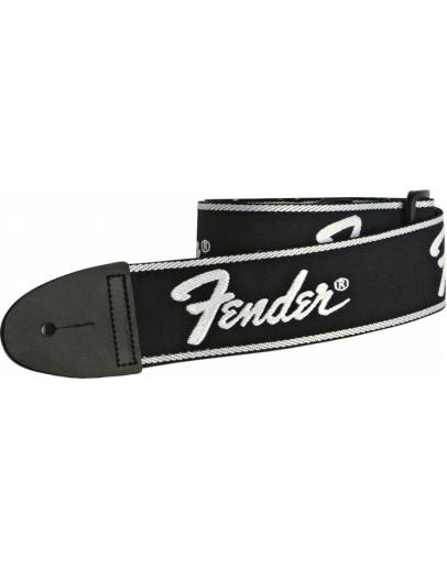 Correia Guitarra Fender Logo Black