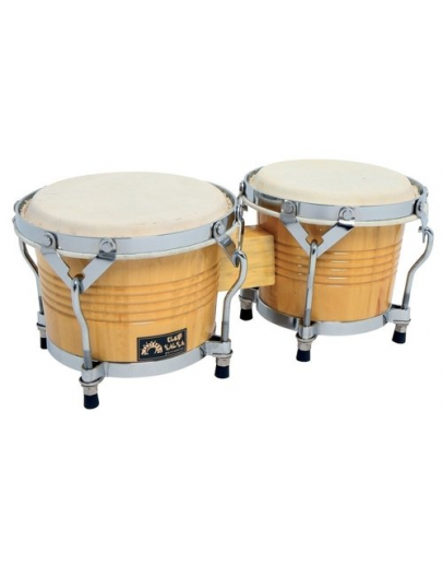 Bongós 6.5" x 7.5" Pure Gewa Club Salsa Natural