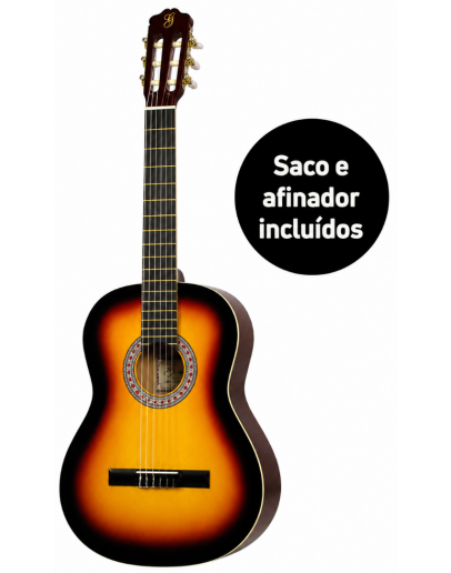Guitarra Clássica Gomez 001 VSB Sunburst