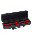 Estojo Flauta Transversal Ortolá 8420 Preto/Rosa