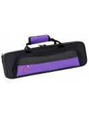 Estojo Flauta Transversal Ortolá 8420 Preto/Lilás