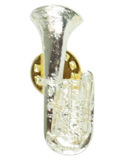 Pin Tuba | Bombardino Prateado 3.5cm