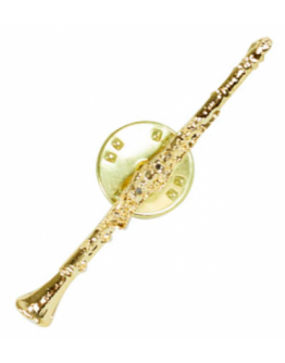 Pin Clarinete Dourado 4.5cm