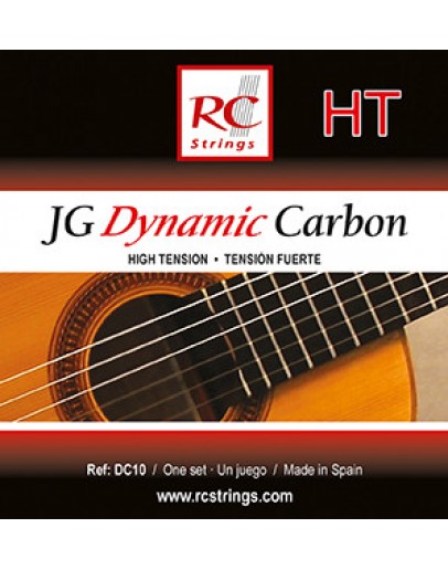  Jogo Cordas Guitarra Clássica RC Strings JG Dynamic Carbon - DC10