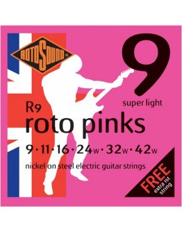 Jogo Cordas Guitarra Eletrica 9|42 Rotosound R9