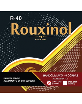 Jogo Cordas Bandolim Rouxinol R-40