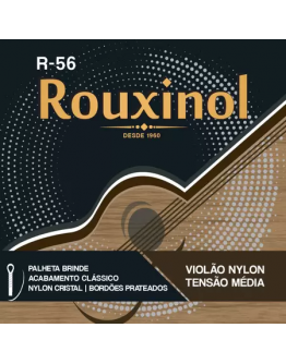 Jogo Cordas Guitarra Clássica Rouxinol R-56